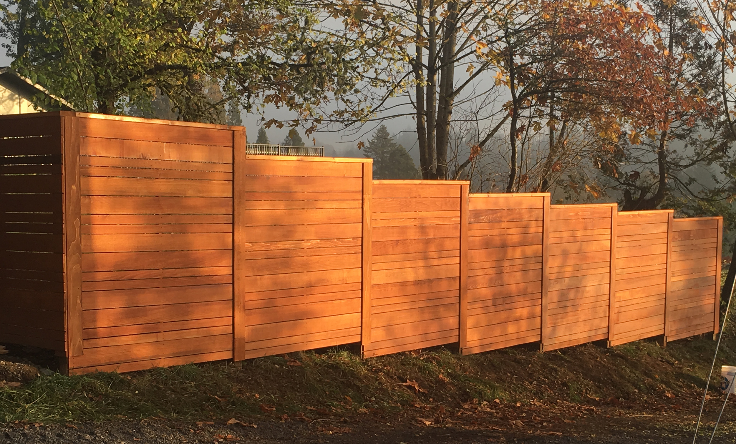 The Best Fence Company Cedar Panel Fence