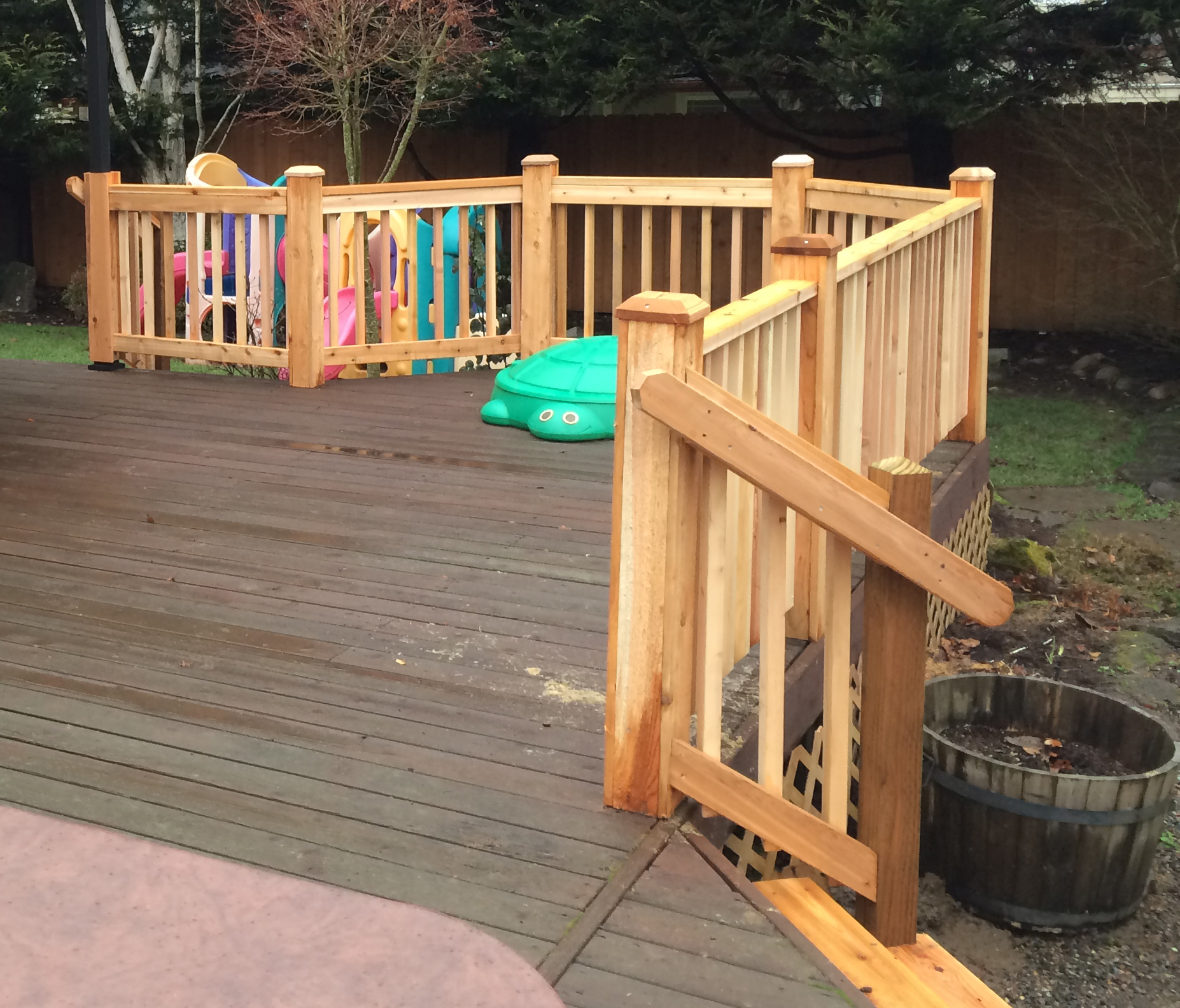 The Best Fence Company Deck Railing