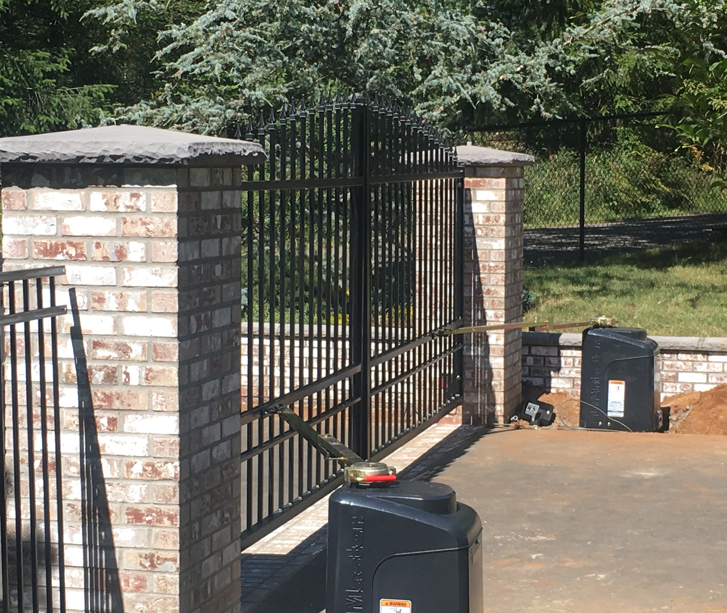 The Best Fence Company Metal Gate Install