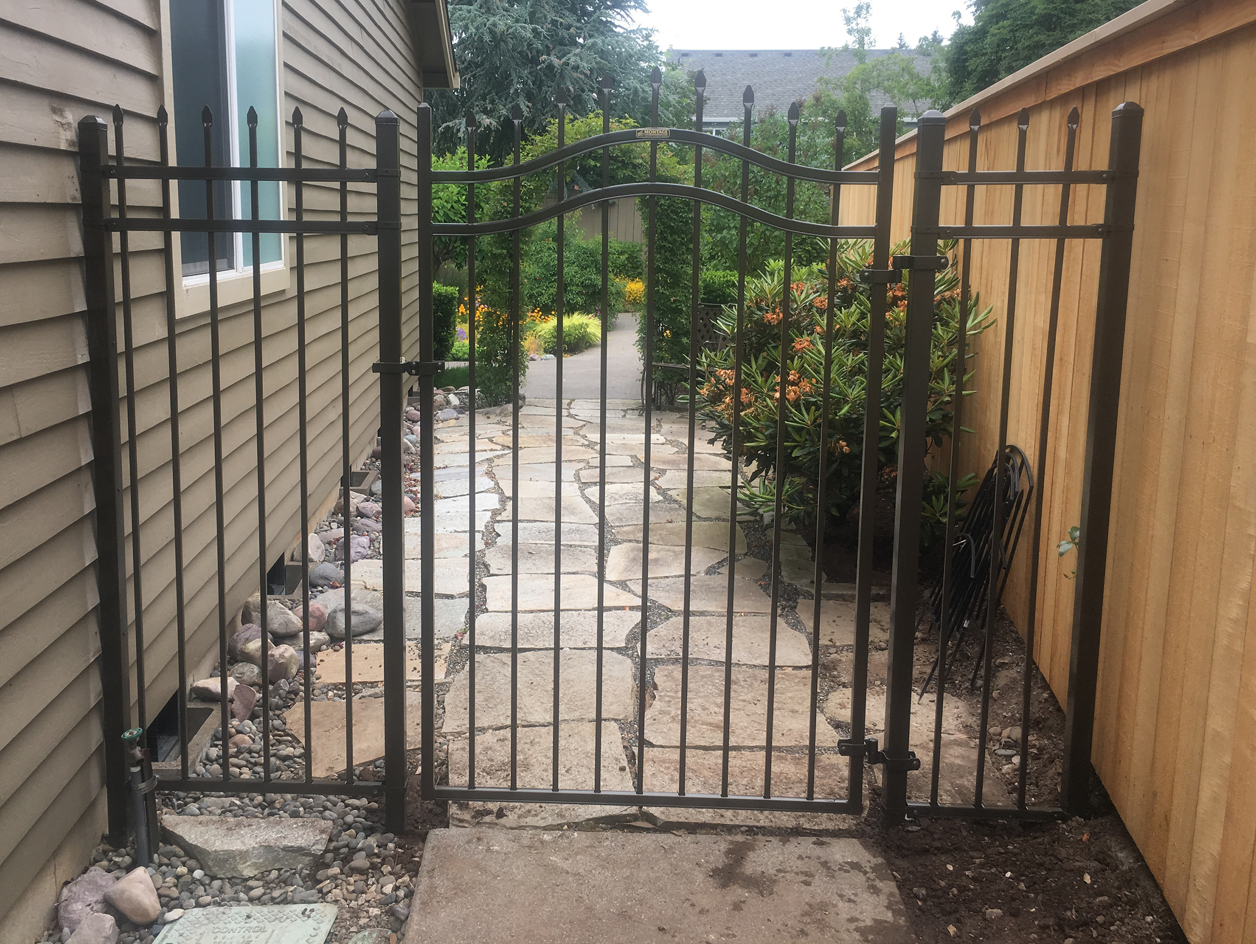 The Best Fence Company Metal Side Gate