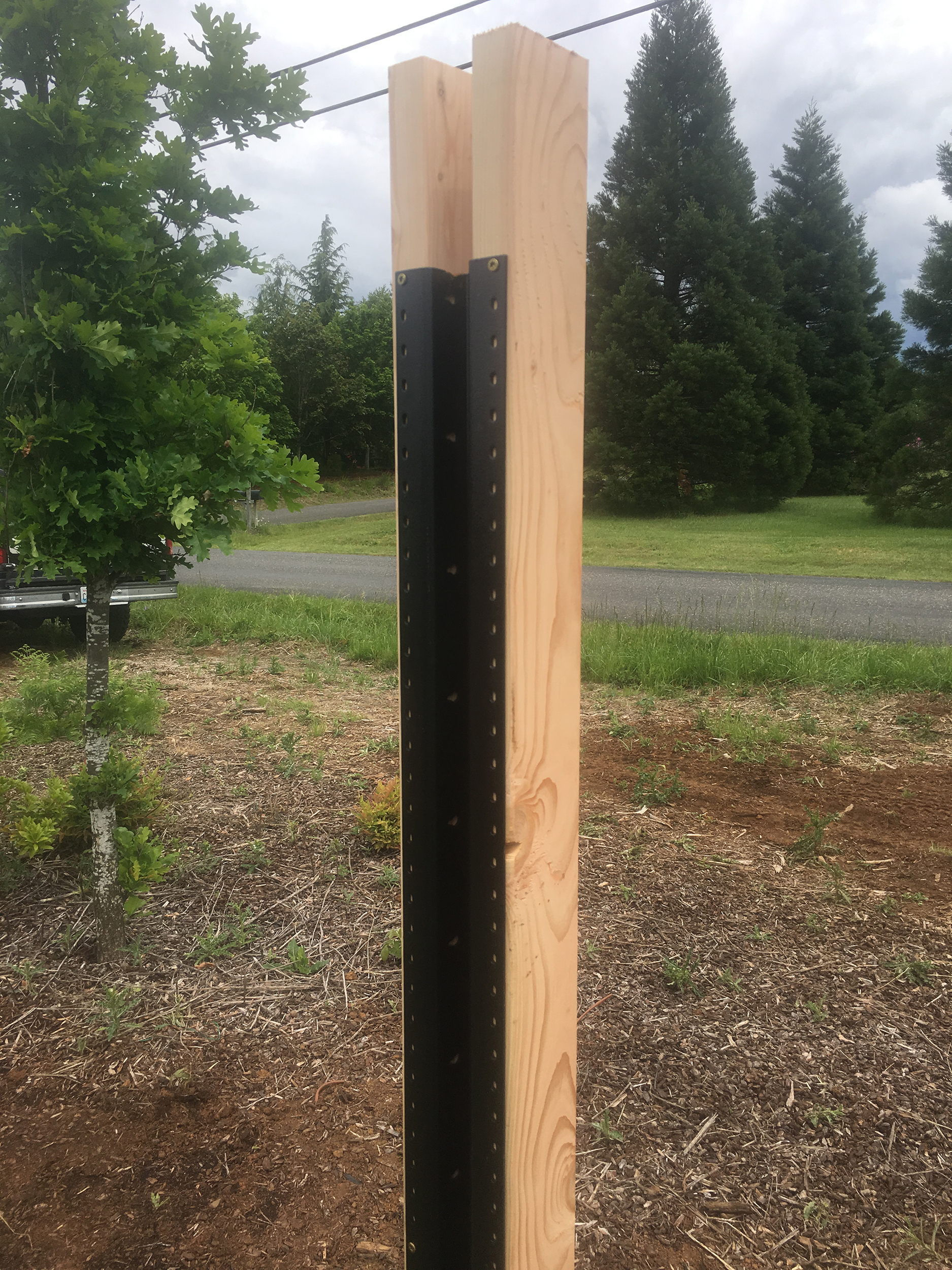The Best Fence Company Wood Fence Post